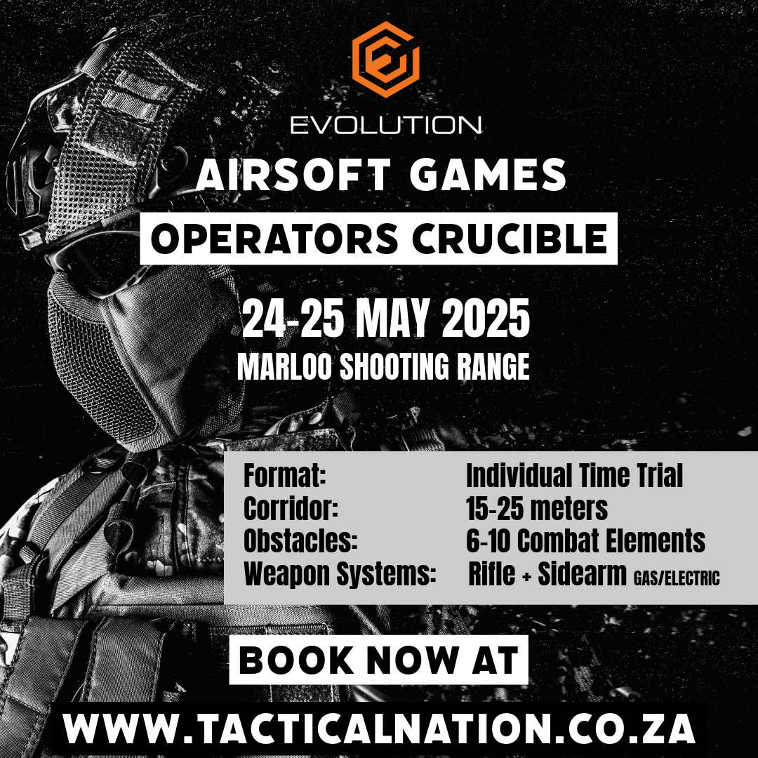 The Evolution Airsoft Games presented by The Tactical Nation, sponsored by Evolution, Italian made airsoft brand