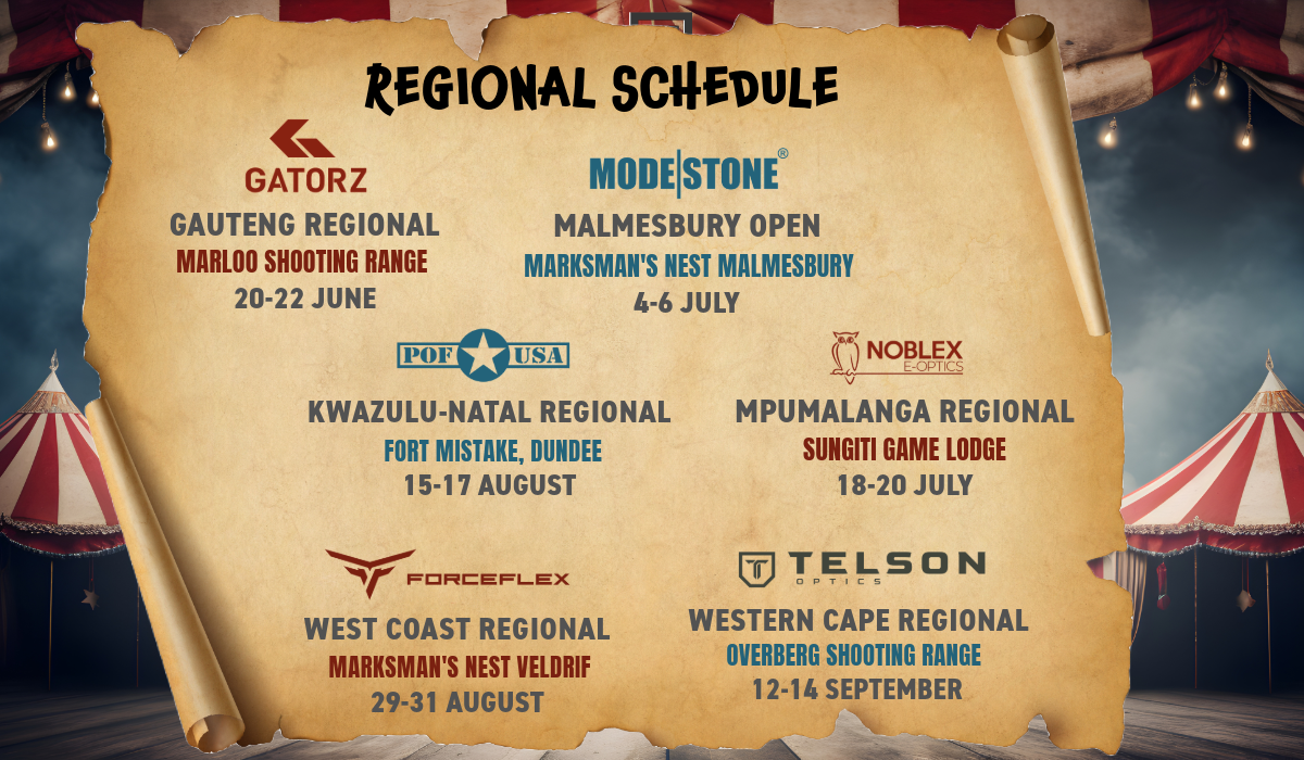 The Regional Schedule for The African Precision Master 2025