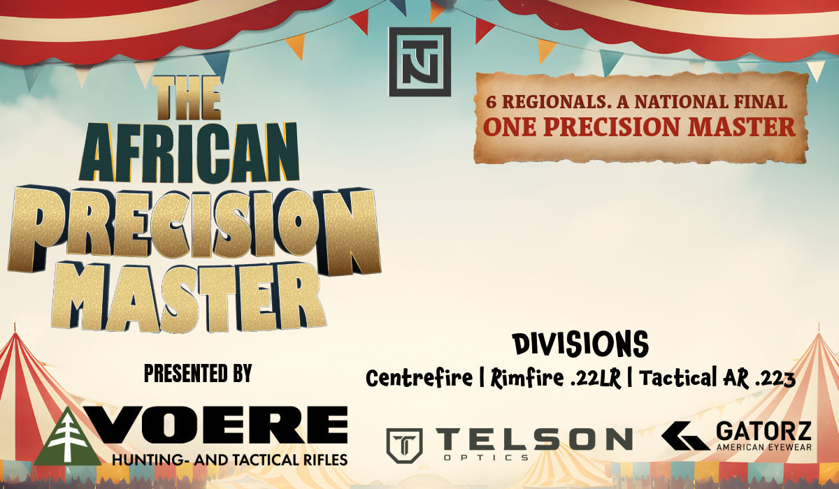 The African Precision Master is presented by Voere Rifles, Telson Optics and Gatorz Eyewear